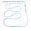 3Meter Adjustable Parrot Flight Rope Escape Proof Bird-Blue 2