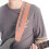 Adjustable Leather Guitar Strap with Zipper – Black or Brown, 41''-57'' 2