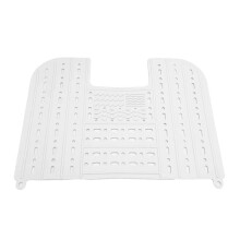 Opvouwbare siliconen wastafelafdekking en mat voor het reinigen van make-upborstels, 55,5*42,5 cm