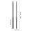 Compact Aluminium 5A Drum Sticks Black - Non-Slip High Performance 2