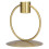 Candelabro Simple Elegante Hierro Dorado Redondo 2