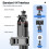 Extendable Selfie Stick Tripod 131cm with Remote for Phones 2