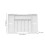 Adjustable Flatware Drawer Storage White Organizer 16.5 x 12.2 inches Kitchen 2