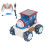 Train télécommandé rechargeable avec lumière, 13,5 x 11,5 cm, 9 canaux 2