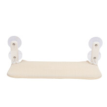 Foldable Cat Window Hammock 52x30cm with 4 Suction Cups Beige