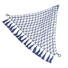 Hamaca para juguetes azul real (105 x 105 x 132 cm) - Algodón y madera