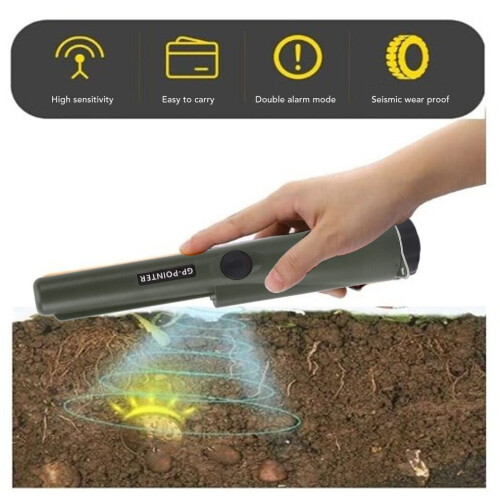 Metal Detector Pinpointer Wand, Precise & Sensitive, OD Green 2
