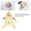 Charming Duck Baby Plush Teether Blanket - Snuggle & Engage Toy 4