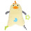 Charming Duck Baby Plush Teether Blanket - Snuggle & Engage Toy 2