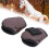 Horse Leg Guard PU Elastic Thickened Protector Brown M for Joints 1