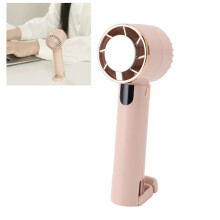 Mini draagbare handventilator met 3 snelheden, USB-oplaadbaar, roze, 2000mAh