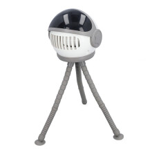 Mini ventilateur pour poussette bébé, rechargeable, 4000 mAh, à clipser, blanc