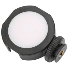 Mini Circle Fill Light 3000K‑6500K with 3 Gears, ABS, Black