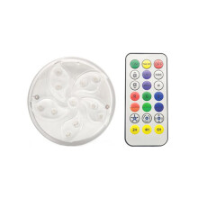 Luce LED subacquea impermeabile con telecomando - LED sommergibile ricaricabile con effetti multicolore per vasca da bagno, fontana, acquario e