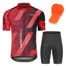 Herr Snabbtorkande, andningsbart cykelset med vadderade shorts - Storlek S till 2XL