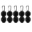 Durable Silicone Double Golf Ball Holder with Clip - 5 Pack 2