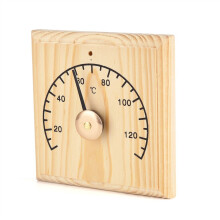 Houten saunathermometer 0~140, wandmontage, decoratief