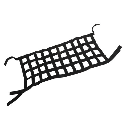 Autodakorganizer van gaas, 155 cm x 43 cm, zwart