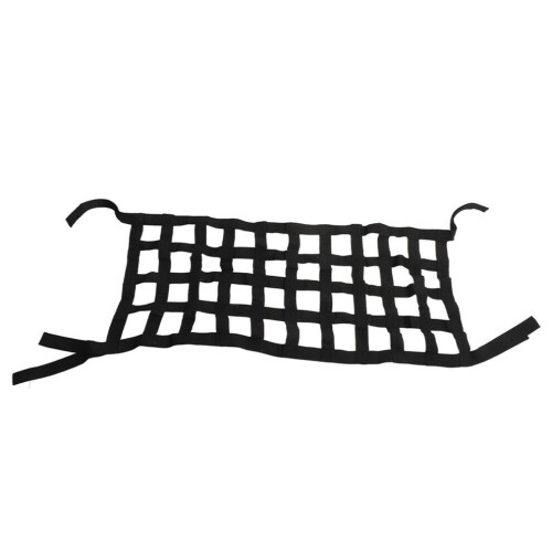 Autodakorganizer van gaas, 155 cm x 43 cm, zwart 1