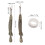 Bronze Seam Ripper Set with Masking Tape - Multi-Use Sewing Tool 2