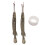 Bronze Seam Ripper Set with Masking Tape - Multi-Use Sewing Tool 3
