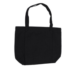 Lichtgewicht canvas yogamattas 47x35cm, grote capaciteit, zwart