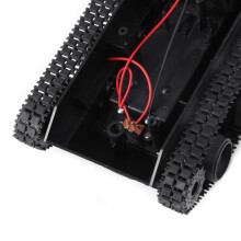 Lichtgewicht schokabsorberend kunststof tankchassis doe-het-zelf bouwpakket met 130 motor 3V-7V