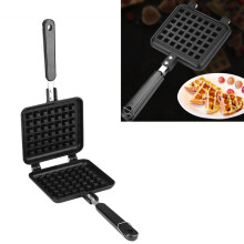 Gaufrier pour cuisinière à gaz - Poignée ergonomique en aluminium antiadhésif