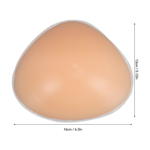 Triangle Mastectomy Silicone Breast Prosthesis Left/Right 16x13cm 1