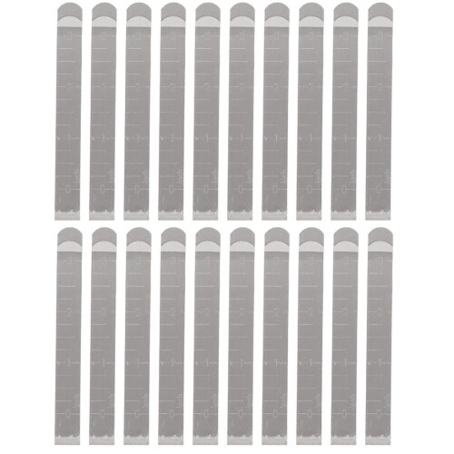 20 st fållklämmor, set med 7,5 cm fixering, metallmått