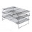3-Tier Stackable Cooling Rack Non-Stick 40x25x22cm for Baking & Roasting 1