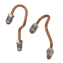 Koperen remleidingen met roestvrijstalen connector voor Altea Leon MK6 TT