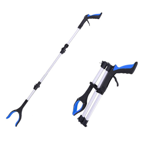 Three-Stage Foldable Reaching Tool 109cm Wide Claw Grabber in Compact Design