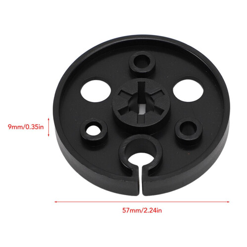 Moyeu de remplacement pour magnétophone à bobines 1/4" 7" (noir) 1
