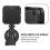 Kit d'éclairage pour visioconférence : lampe portable pour ordinateur portable avec éclairage d'appoint 3
