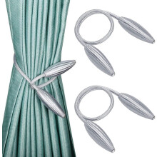 Presilhas de cortina fáceis de usar para casa, prendedores de cortina decorativos com acabamento refinado, suportes de cortina criativos para