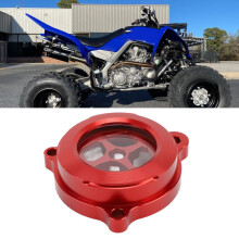 Ölfilterdeckel aus CNC-gefrästem Aluminium für Raptor 700/700R, Rot