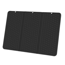 Stove Cover Heat Resistant 71.12x50.8x19.99cm Silicone Counter Mat Kitchen Protector Pad Non Slip Surface Black