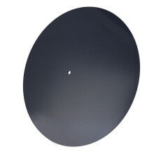 Acryl draaitafelmat voor LP-platen, 12 inch, antistatisch, ruisonderdrukking, zwart