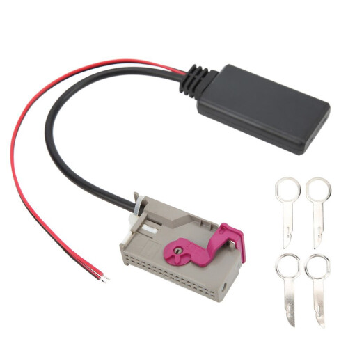 32Pin Bluetooth AUX Adapter for Audi A8 TT R8 A3 A4 3.5mm Cable 1