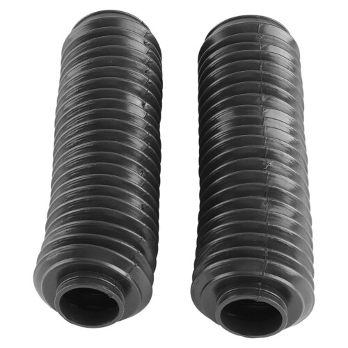 Easy Install Black Rubber Front Fork Covers for Dirt Bike & ATV 2