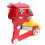 Rodillo tensor de cadena rojo ajustable para motocicletas, ajuste universal 2