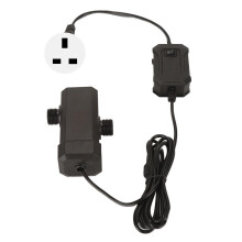 Lámpara purificadora de agua para acuarios, 3,5 W, luz ultravioleta para eliminar algas, enchufe británico