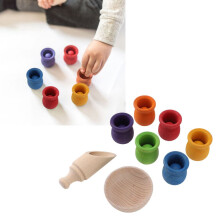 Farbsortierspielzeug aus Holz für Vorschulkinder – Lernspiel zum kritischen Denken