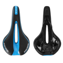 Universal Black & Blue Bicycle Saddle Replacement, Ergonomic & Comfortable
