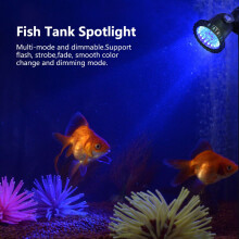 Faretto LED RGB impermeabile per acquario, sommergibile, IP68, 7 cm