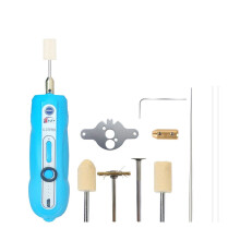 Draadloze lijmverwijderaar, 2200 mAh, blauw, snelladen, instelbaar in 3 standen.