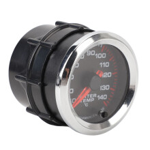 Watertemperatuurmeter 2 inch 40-140 C met 7 kleurenverlichting voor auto, camper, jacht 12V