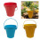 4 Pack Mini Decorative Pails Iron Container With Handles-Blue 2
