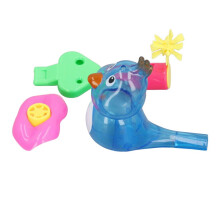Silbato de agua para pájaros pequeños, juguete musical ABS, entrenador muscular oral, instrumento educativo